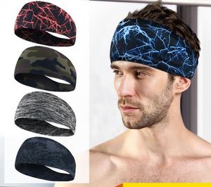 Sportowy pałąk Mężczyźni Kobiety Unisex Pod Wicking Wicking Stretchy Athletic Bandana Headscarf Yoga Headband Head Wrap Najlepsze ćwiczenia sportowe