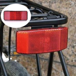 5pcs Bicycle Rack Tail Safety Caution Warning Reflector Disc Panier Rear Reflective Highly reflect light Outdoor Cycling #30