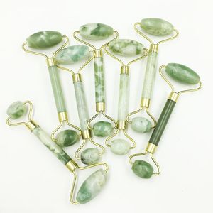 Natürliches Jade-Rollermassagegerät für das Gesicht von Deauty. Natürliches Jade-Gesichtsmassagegerät von Deauty