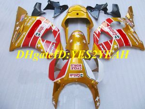 Kundenspezifisches Motorrad-Verkleidungsset für Honda CBR900RR 954 02 03 CBR 900RR CBR900 2002 2003 ABS Goldrotes Verkleidungsset + Geschenke HC35