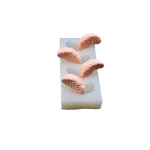 Dilim Kek toptan satış-Mandalina Dilim Silikon Kalıp Meyve Kalıp Kek Dekorasyon Fondan Sugarcraft Şeker Reçine Takı kolye Charm