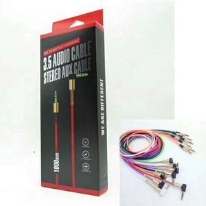 Cavi aux L da 3,5 mm a 90 gradi Jack maschio a spina M Cavo audio stereo Molla in metallo per smartphone