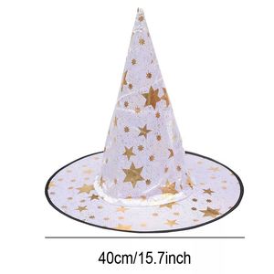 Halloween Costumi Hat Hat Halloween Decoration PROPS Cool Witches Wizard Cap Masquerade Props Witch Hats Decorazioni per feste