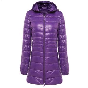 2019 neue Marke Damen Lange Winter Warme Mantel Frauen Ultra Licht 90% Weiße Ente Unten Jacke frauen Mit Kapuze Parka weibliche Jacken