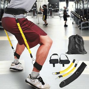 Acquista Virson Fasce Di Resistenza Crossfit Tubi Da Corsa Salto Delle Gambe Allenamento Muscolare Calcio Basket Rimbalzo Esercizio Attrezzature Per Il Fitness