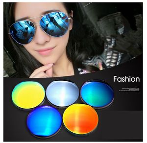 R3025 / R3026 / R3447sunglasses استبدال lens1.56resin مرآة متعددة الألوان العدسات UV400 الاستقطاب النظارات الشمسية استبدال فائقة رخيصة الثمن