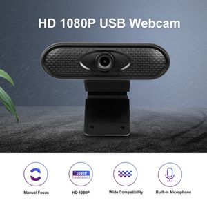 Full HD 1080P Webcam USB компьютерная камера компьютера с микрофоном без драйвера видео веб-камера для онлайн-преподавания в прямом эфире