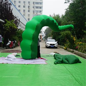 Atacado tubo inflável de 4 m de altura, tentáculo de polvo com soprador e para boate, palco ao ar livre, decoração de natal