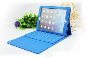 ipad pro 9.7 için 180ma lityum pil şarj edilebilir usb kablosuz bluetooth silikon klavye deri çanta