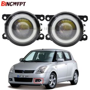 2 sztuk / para (lewy + po prawej) Angel Eye Car-Styling Lampy przeciwmgielne LED światła do Suzuki Swift MZ EZ Hatchback 2005-2015 dla Suzuki Swift + 2005