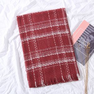 Wholesale-and Winter Ladies Plat yは暖かいスカーフの高品質のカシミヤ大型ショールの多用途ビブ200 * 65cm