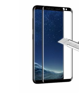 Vollständig klebendes, hüllenfreundliches, klebendes Glas mit gebogenen Kanten für Samsung S9 Note 9 S10 Liquid Dispersion Tech