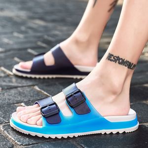 Neue Sommer Strand Sandalen Männer Loch Wasser Schuhe Mann Hausschuhe Slides Hausschuhe Komfort Casual Gelee Schuhe Adulto Cholas Hombre