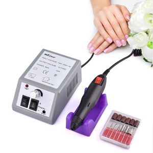 20000RPM Elektrikli Dosya Matkap Nail Art Bit Profesyonel Manikür Taşlama Makinesi Pedikür Parlatıcı Araçları Ayarlanabilir Tırnak Güzellik