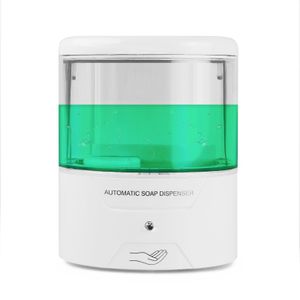 600ml Liquid Soap Dispenser Automatic IR Sensor Soap Dispenser Wall Touch-free Kitchen Soap Lotion Pump for Kitchen Bathroom