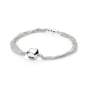 2019 NEW 100% prata esterlina 925 591701 para o grampo Stopper Charm Bracelet Original pandora Jóias Gift Set