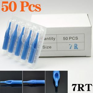 50pcs Blue Pro Tattoo Disposable Plastic Tips Supply Size RT RT RT RT RT RT RT RT Provide Nozzle Tip For Needle