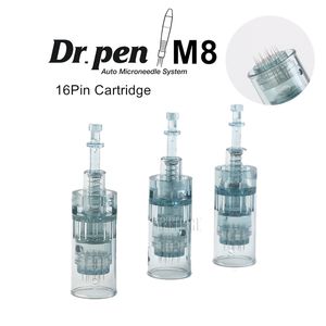 Cartuchos de agulha Dr. Pen M8 Caneta Derma elétrica Cartuchos de baioneta 11 16 36 42 Agulha de tatuagem Dermapen Micro Skin Needling Tip