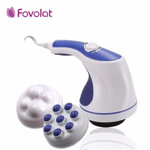 5 in 1 Full Relax Tone Spin Body Massager 3d Electric Full Body Slimming Massager Roller Cellulite Massaggio Dispositivo più intelligente J190706