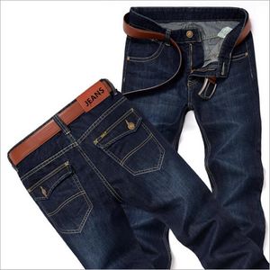 Tasarımcı Erkekler Kot Bahar ve Yaz Skinny Jeans Düz Sıradan İnce Jeans Business Casual Elastic319a