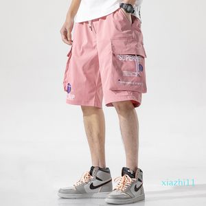 Mode-Männer 2020 Sommer Neue Klassische Mutil-Taschen Vintage Cargo-Shorts Männer Mode Streetwear Muster Hip Hop Harajuku shorts 4XL