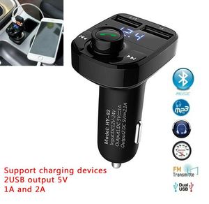 X8 Car bluetooth mp3 Hands-free Wireless Bluetooth FM Transmitter MP3 Player Dual USB Charger X8 E5