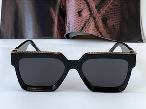 Mężczyźni Design okulary przeciwsłoneczne Millionaire kwadratowa rama najwyższej jakości awangardowe okulary hurtowe z obudową