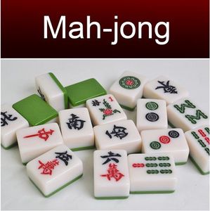 Vendita calda Mah - jong di grandi dimensioni Set Mah - jong di alta qualità Giochi Home Games Mah - jong Tiles Gioco da tavolo da tavolo divertente per famiglie cinese