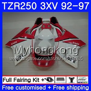 Zestaw dla Yamaha TZR 250 3XV YPVS TZR-250 Cowing White 92 93 94 95 96 97 245 HM.19 TZR250RR RS TZR250 1992 1993 1994 1995 1996 1997 Owalnia