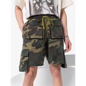 Shorts camuflado masculino feminino 1 top versão multibolsos shorts esportivos de praia