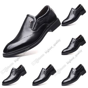 2020 새로운 핫 패션 37-44 새로운 남자의 가죽 남성 신발 덧신 영국 캐주얼 신발은 에스파 드리 다섯 송료 무료로