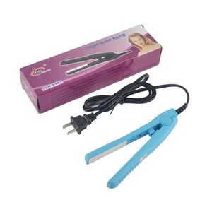 Mini hår rätare effektiv elektrisk hår rätare keramik hår rätare splint jon perm portable rätning strykjärn
