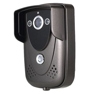ENNIO SY819FCID11 7 بوصة الفيديو باب الهاتف الجرس إنترفون مراقب مع RFID الموجودة في قاعدة المفتاح كاميرا الأشعة تحت الحمراء كيت - رمادي