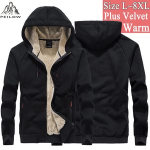 Tişörtü Erkek 6XL 7XL 8XL Kış Kalınlaşmak polar streetwear kalça Hoodies Kazak Erkekler tok renk Palto Sudadera Hombre hop