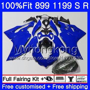 Injektion för Ducati Stock Blue Hot 899 1199 PANIGALE S R 2012 2013 2014 2015 2016 325HM.30 899R 1199R 899S 1199s 12 13 14 15 16 OEM FAIRING