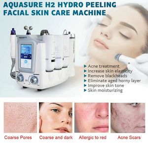 2021 Aquasure H2 Hydro Dermoabrasione Hydra Facial Machine BIO Lifting Massage Water Peeling Cura del viso Pulizia profonda Dispositivo antietà