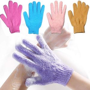 Exfoliating Body Gloves Loofah Skin Massage Sponge for Cloth Shower Skin Cell Pro Microfiber Body Spa Bath Gloves Dry Skin Brush Scrub