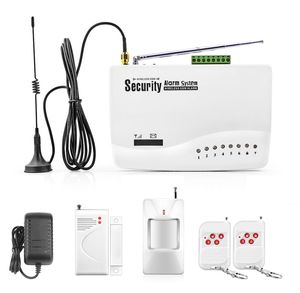 Dual Antenne GSM Wireless Home Motion Infrarood Detection Security Burgar Alarm System Auto Dialer SMS SIM-oproep (Ingebouwde batterij)