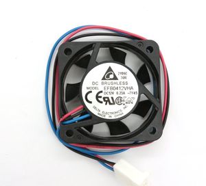 Novo Original Delta EFB0412VHA DC12V 0.23A 40x40x10MM 3 Linhas Tacômetro Sinal Ventilador de refrigeração do computador