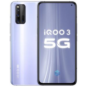 Oryginalny Vivo IQOO 3 5G Telefon komórkowy 12GB RAM 128GB 256GB ROM Snapdragon 865 Android 6.44 