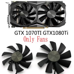 Оригинальный GAA8S2U 0,45A GA9S2U 0,46A DC12V для ZOTAC GEFORCE GTX1080TI 1070TI Мини -графические карты охлаждение вентилятор