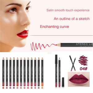 Der Slim Matte Lipstick in kleiner Tube mattiert Lippenstifte in 12 Farben, Sexy, wasserfest, feuchtigkeitsspendend, quadratische Diamant-Lippenstifte, Make-up-Lippenkonturenstift