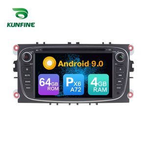 Android 9.0 Core PX6 A72 RAM 4G ROM 64G Bil DVD GPS Multimedia Player Car Stereo för Ford Mondeo / Focus / s Max / Galaxy / C Max Radio Headunit
