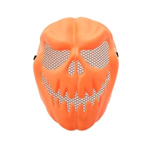 Halloween Pumpkin Mask Plastic Cosplay Face Mask Jack Mask Full Face Cosplay Masks Halloween Terror Props