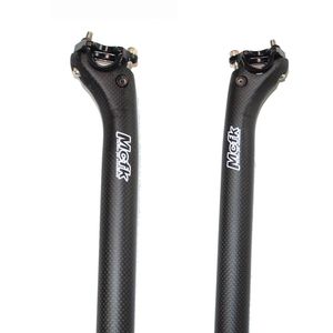 MCFK T800 carbon fiber road bicycle seat post mtb bike seatpost offset 20mm 3K carbon cycling parts 27.2 30.8 31.6mm matte Length 400mm