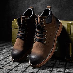 Designer-n's Fashion Leisure Workwear Boots Fashion Comfortable British Style (Three Colors Optional: Blac