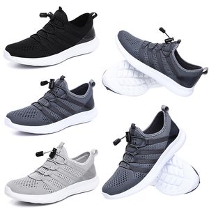 Rabat sprzedaż Moda Buty do biegania dla mężczyzn Kobiety Czarne Szare Trenerzy Sportowe Biegacze Sneakers Marka Homemade Made in China Size 39-44