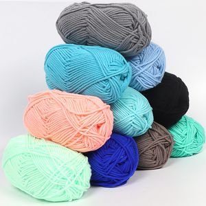 Crochet Yarn Milk Cotton Knitting Yarn Soft Warm Baby Yarn for Hand Knitting Supplies