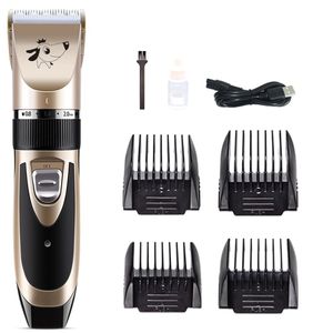 Husdjur hår trimmer professionell hund grooming clippers cat cutter maskin rakapparat elektrisk sax clipper hund rakning set