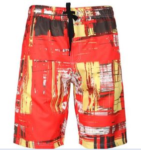 2019 Secagem rápida de homens da praia Calças, Grande tamanho do criativo impresso Shorts bandeira Calças Europeia American Summer Sports, elegante flexível Swimwear